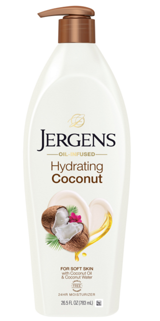 JERGENS®  Oil-Infused Hydrating Coconut Moisturiser