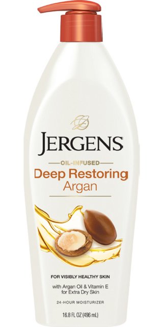 JERGENS®  Oil-Infused Deep Restoring Argan Moisturiser