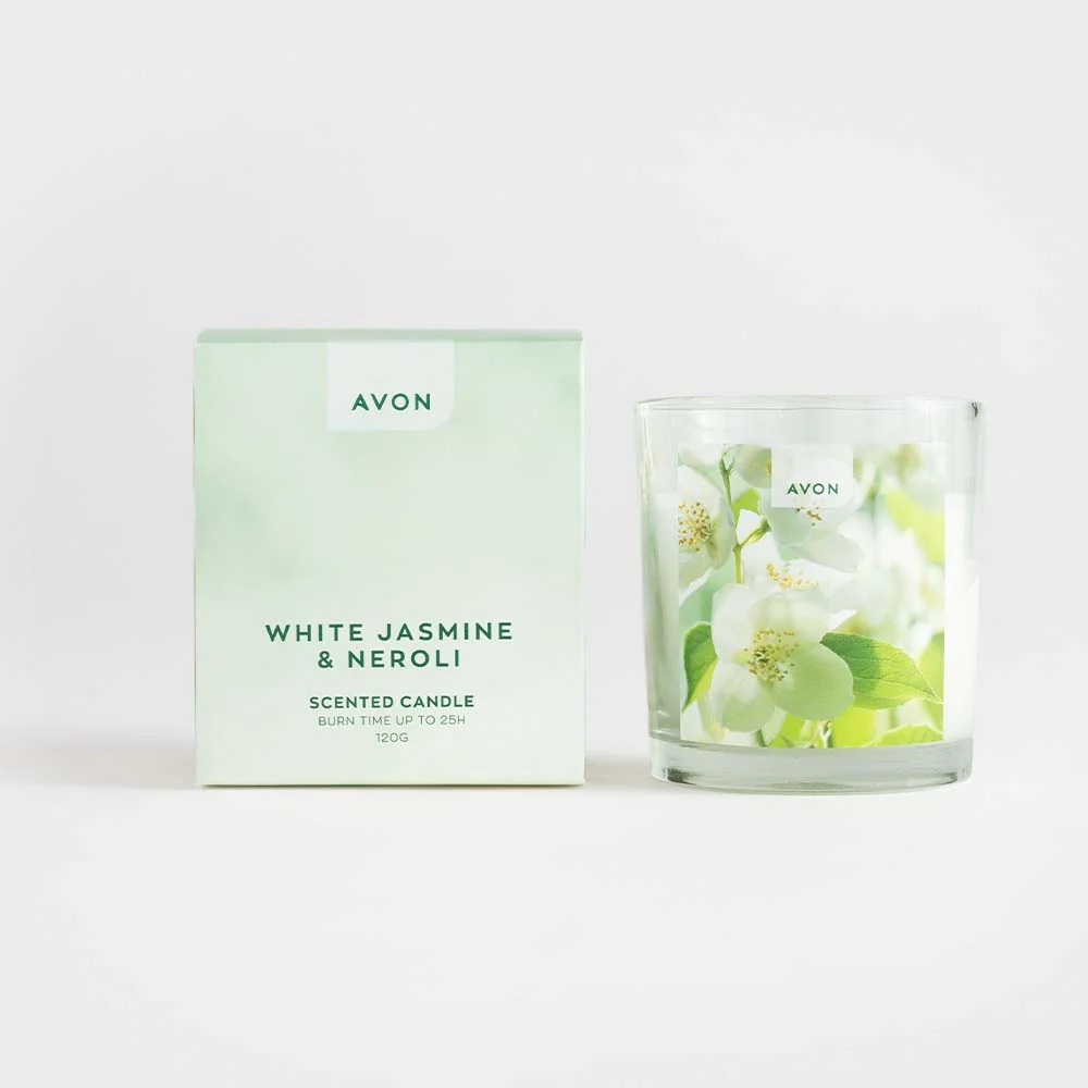 Avon White Jasmine and Neroli Small Candle